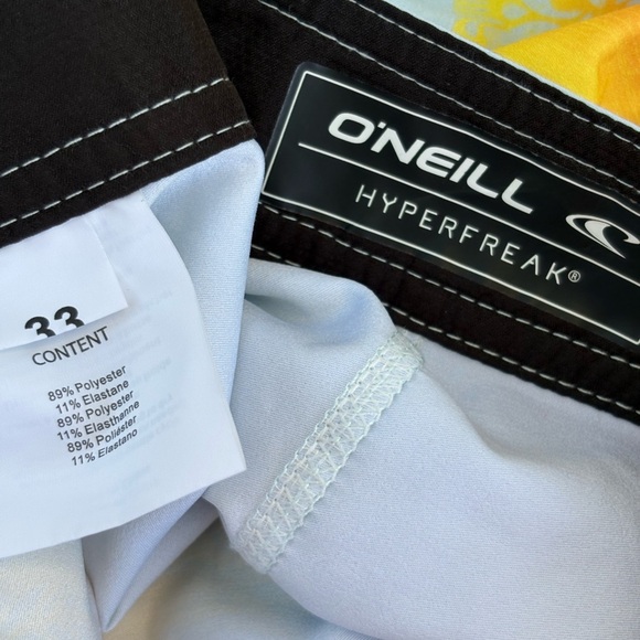 O’Neill Hyperfreak Heist Print 20” Board Shorts  Size: 33 - Picture 5 of 6